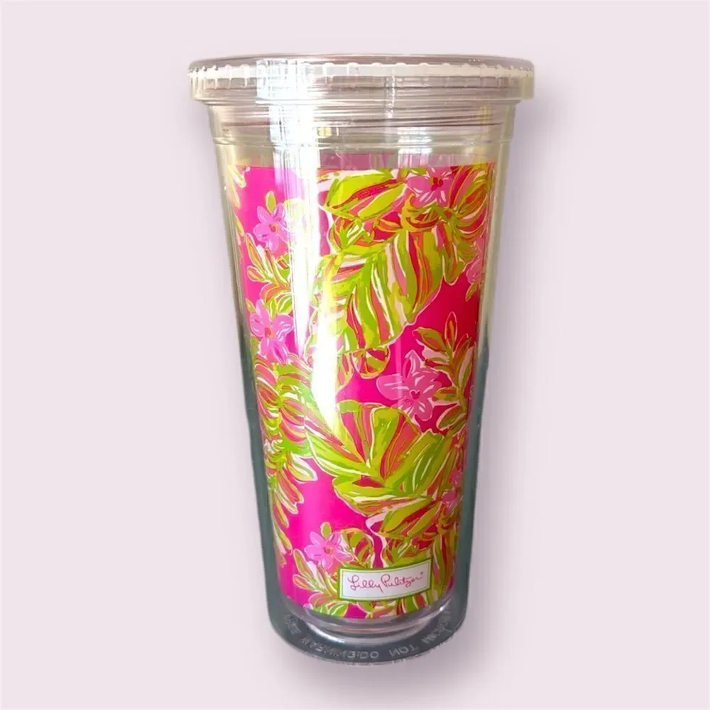 LILLY PULITZER Plastic Tumbler In Jungle Tumble